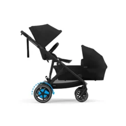 Cybex e-Gazelle Syskonvagn - Moon Black