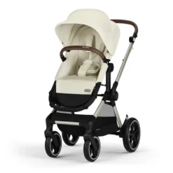 Cybex Eos Barnvagn Inkl. Aton B2 Med Bas Och Adapter - Seashell Beige/Light Beige