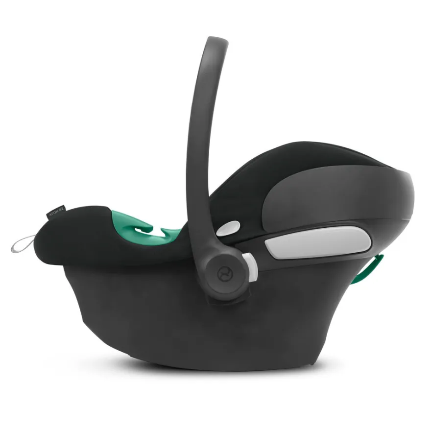 Cybex Eos Barnvagn Inkl. Aton B2 Med Bas Och Adapter - Moon Black/Black