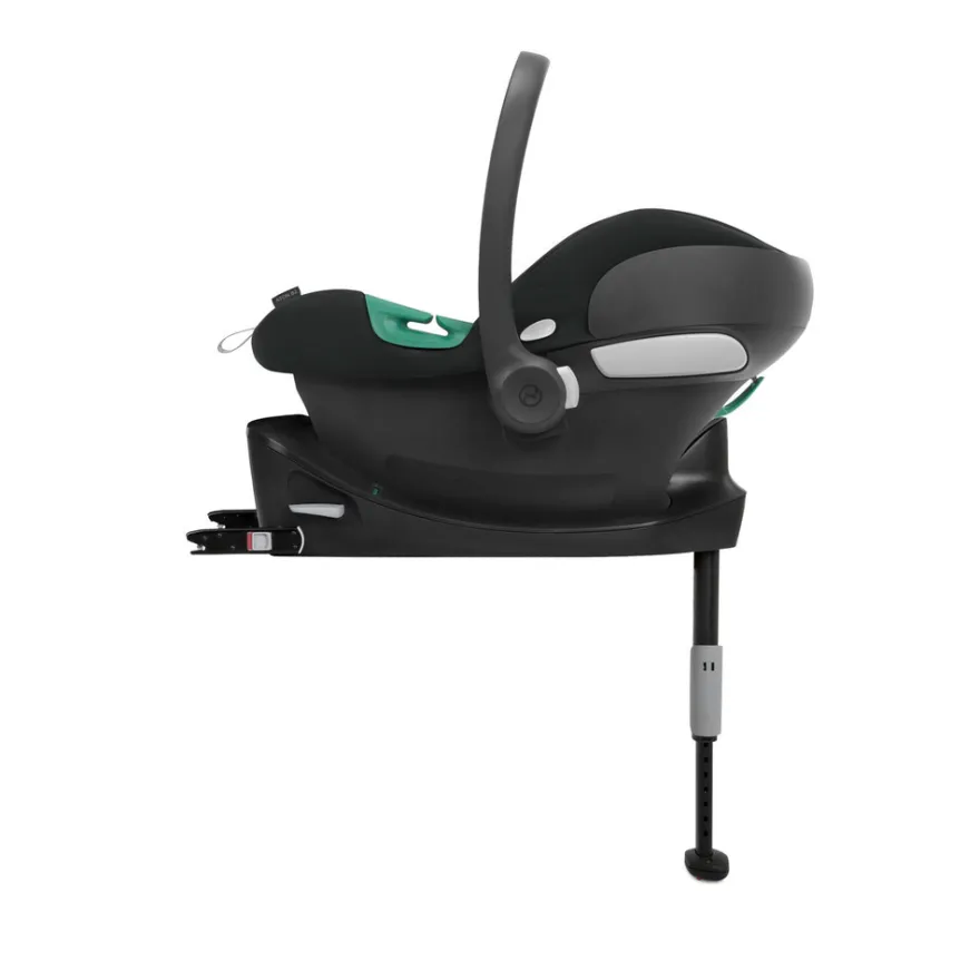 Cybex Eos Barnvagn Inkl. Aton B2 Med Bas Och Adapter - Moon Black/Black
