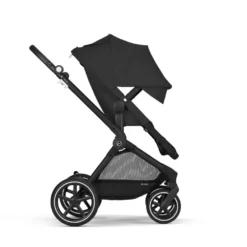 Cybex Eos Barnvagn Inkl. Aton B2 Med Bas Och Adapter - Moon Black/Black
