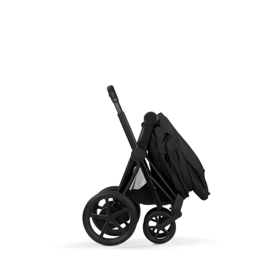 Cybex e-Priam Style Barnvagn Inkl. Cloud G3 Og Base G3 - Sepia Black/Matt Black