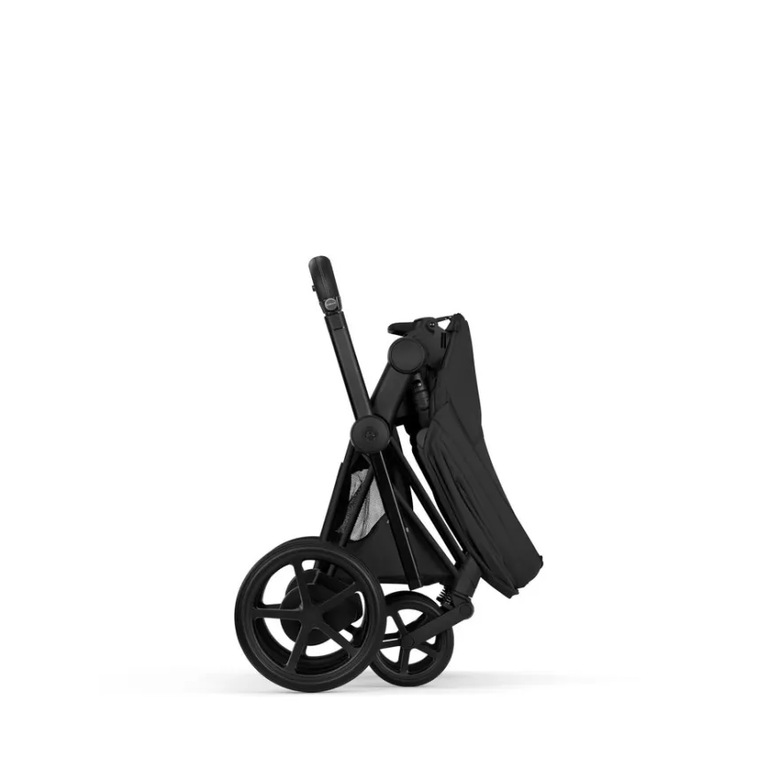 Cybex e-Priam Style Barnvagn Inkl. Cloud G3 Og Base G3 - Sepia Black/Matt Black