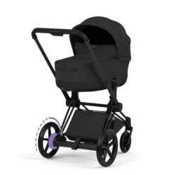 Cybex e-Priam Style Barnvagn Inkl. Cloud G3 Og Base G3 - Sepia Black/Matt Black