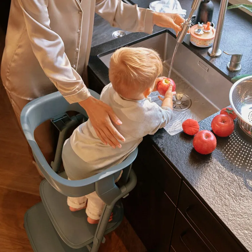Cybex Lemo Hjälpa Till Pall - Stone Blue