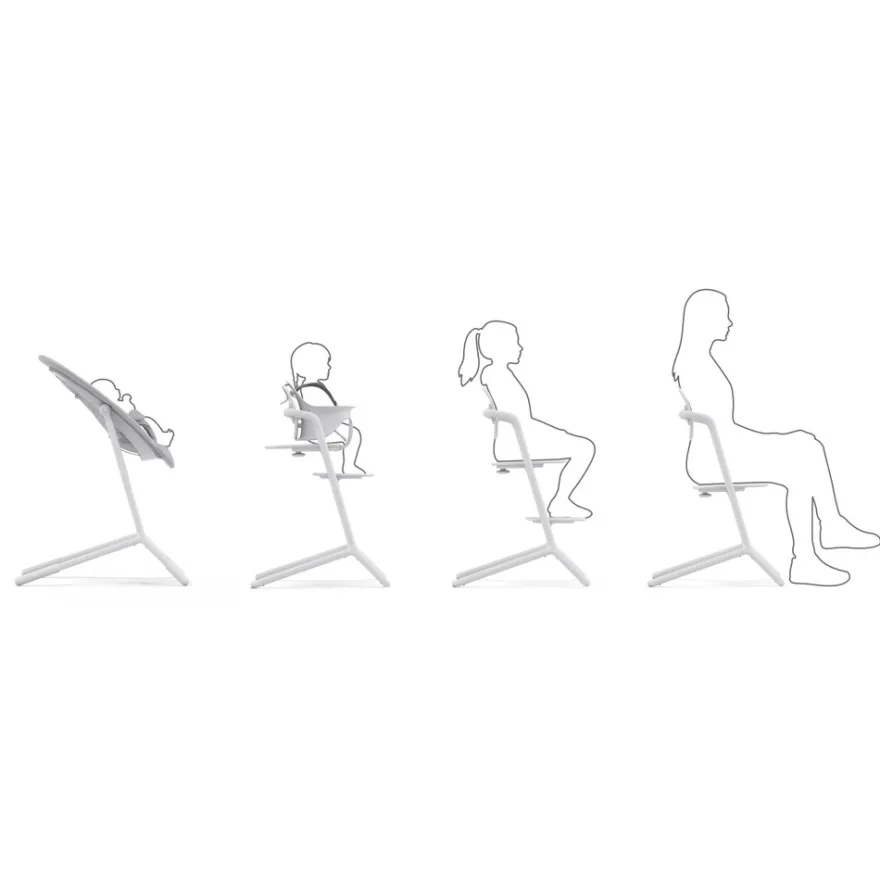 Cybex Lemo 4in1 Set Barnstol - All White