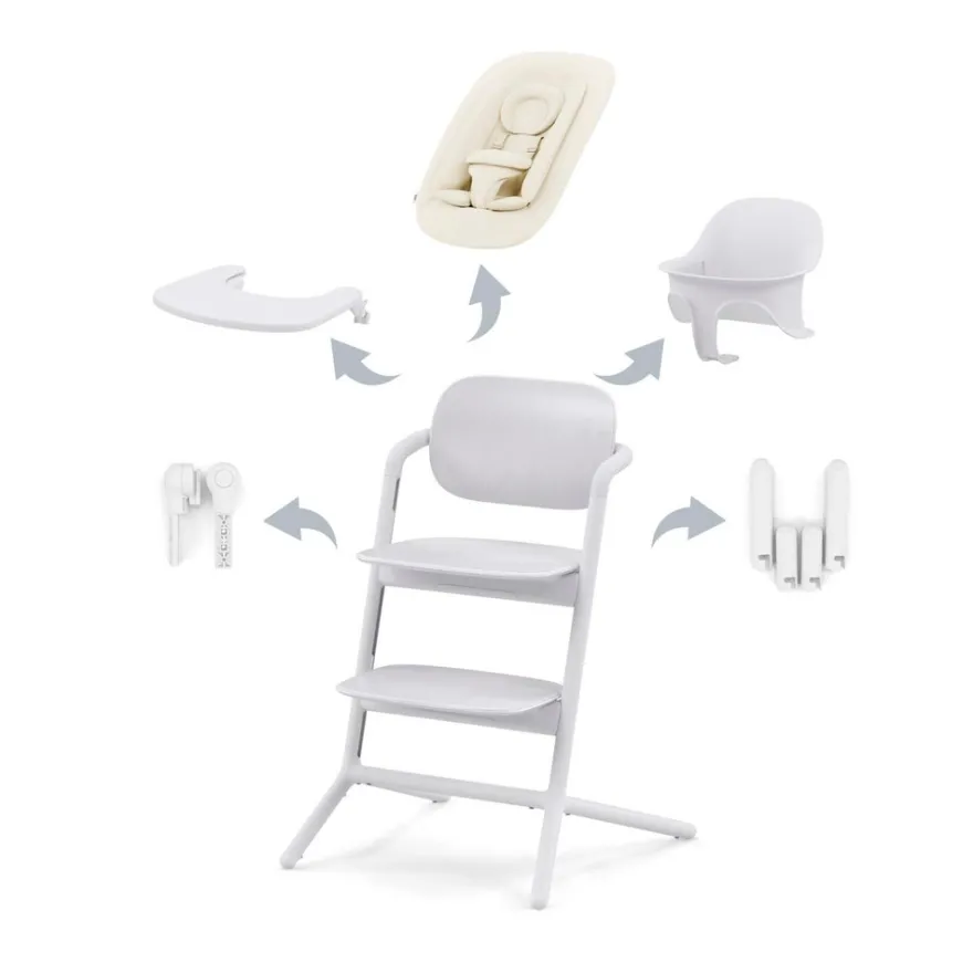 Cybex Lemo 4in1 Set Barnstol - All White