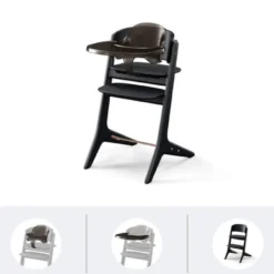 Cybex Lemo Platinum 3in1 Set Barnstol - Svart/Rose Gold