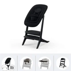 Cybex Platinum Lemo 4in1 Set Barnstol - Black Wood