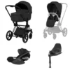 Cybex Priam Barnvagn inkl. Cloud T Paket - Sepia Black/Black