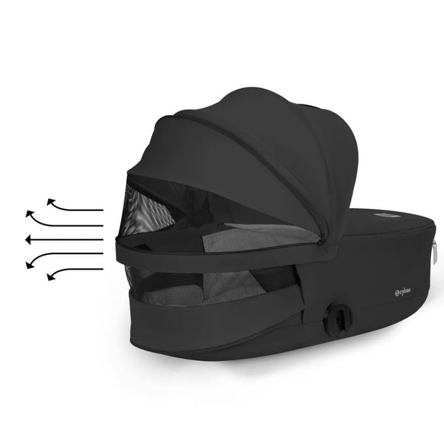 Cybex Priam Style Barnvagn inkl. Cloud T Plus & Bas T - Sepia Black/Matt Black