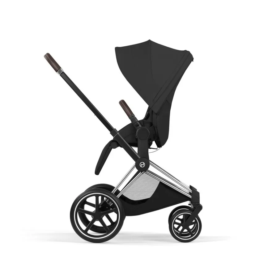 Cybex Priam Style Barnvagn Inkl. Cloud G3 & Bas G3 - Sepia Black/Chrome Brown