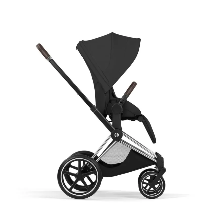 Cybex Priam Style Barnvagn Inkl. Cloud G3 & Bas G3 - Sepia Black/Chrome Brown