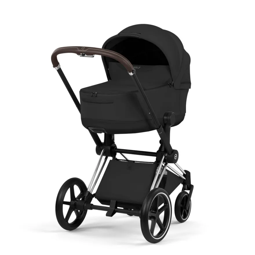 Cybex Priam Style Barnvagn Inkl. Cloud G3 & Bas G3 - Sepia Black/Chrome Brown