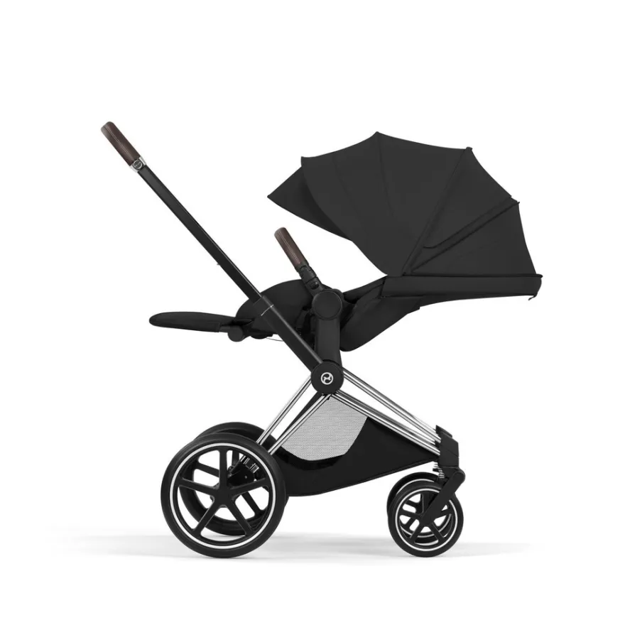 Cybex Priam Style Barnvagn Inkl. Cloud G3 & Bas G3 - Sepia Black/Chrome Brown