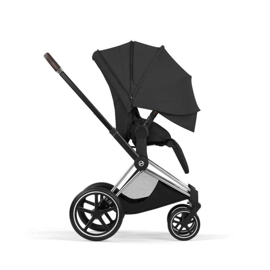 Cybex Priam Style Barnvagn Inkl. Cloud G3 & Bas G3 - Sepia Black/Chrome Brown