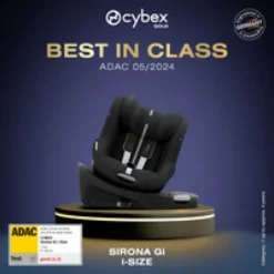 Cybex Sirona Gi i-Size Plus Bilbarnstol - Moon Black