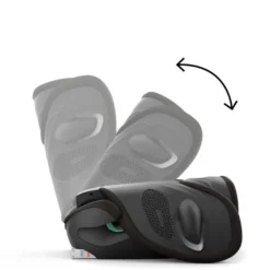 Cybex Solution G2 i-Fix Plus Bältesstol - Moon Black