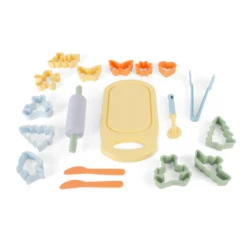 DanToy Recycled Pastels Modellervoksset – 18 Delar
