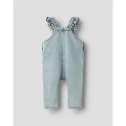 Darlee Denim Hängselbyxor- Medium Blue Denim