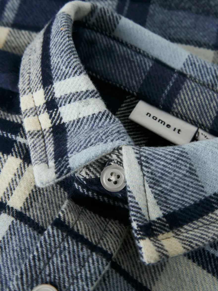 Detul Overshirt - Blue Fog