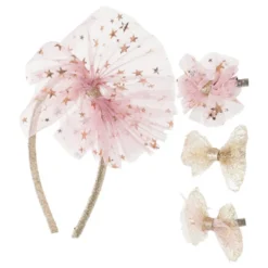 Diadem Hårset - Rosa
