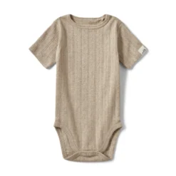 Dicte Kortärmad Body - Beige