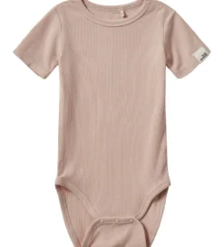 Dicte Kortärmad Body - Light Rose