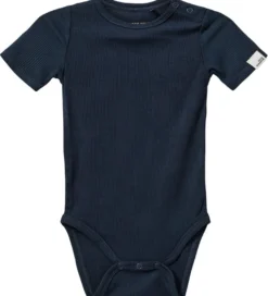 Dicte Kortärmad Body - Navy Blue