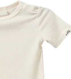 Dicte Kortärmad Body - Off White