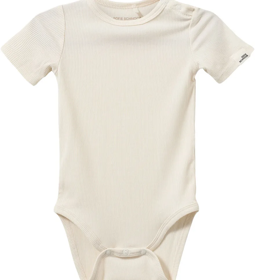 Dicte Kortärmad Body - Off White