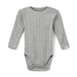 Dicte Långärmad Body - Grey mel