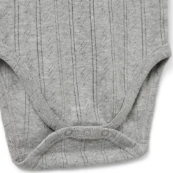 Dicte Långärmad Body - Grey mel