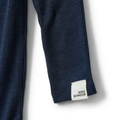 Dicte Långärmad Body - Navy Blue