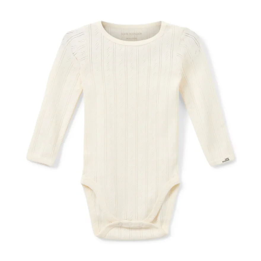 Dicte Långärmad Body - Off White