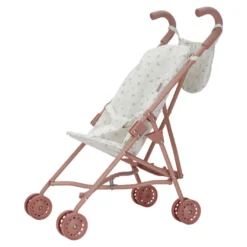 Dockvagn Ihoppfällbar Metal - Rosa