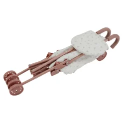 Dockvagn Ihoppfällbar Metal - Rosa