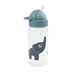 Done By Deer Flaska Med Sugrör 350 ml. - Blue