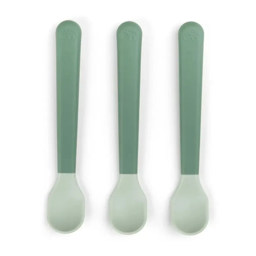 Done By Deer Foodie Easy-Grip Babysked 3-pack - Grön