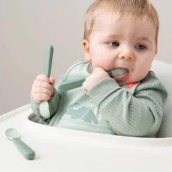 Done By Deer Foodie Easy-Grip Babysked 3-pack - Grön
