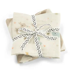 Done By Deer Muslinfilt 2-pack - Celebration Sand