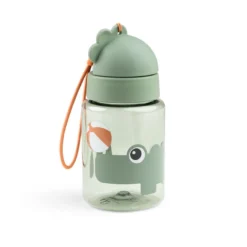 Done By Deer Sugrörsflaska 280 ml. - Playground - Green