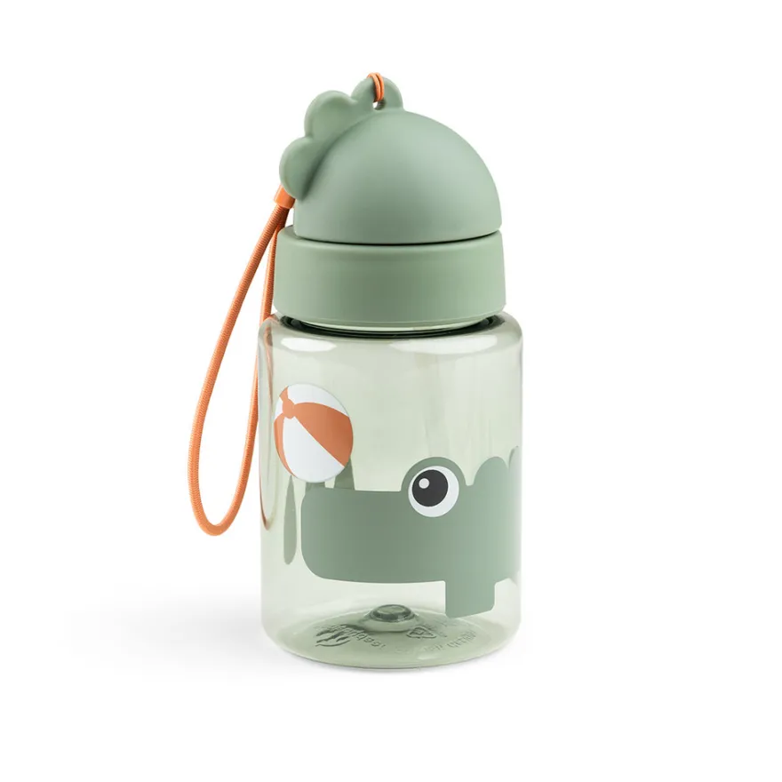 Done By Deer Sugrörsflaska 280 ml. - Playground - Green
