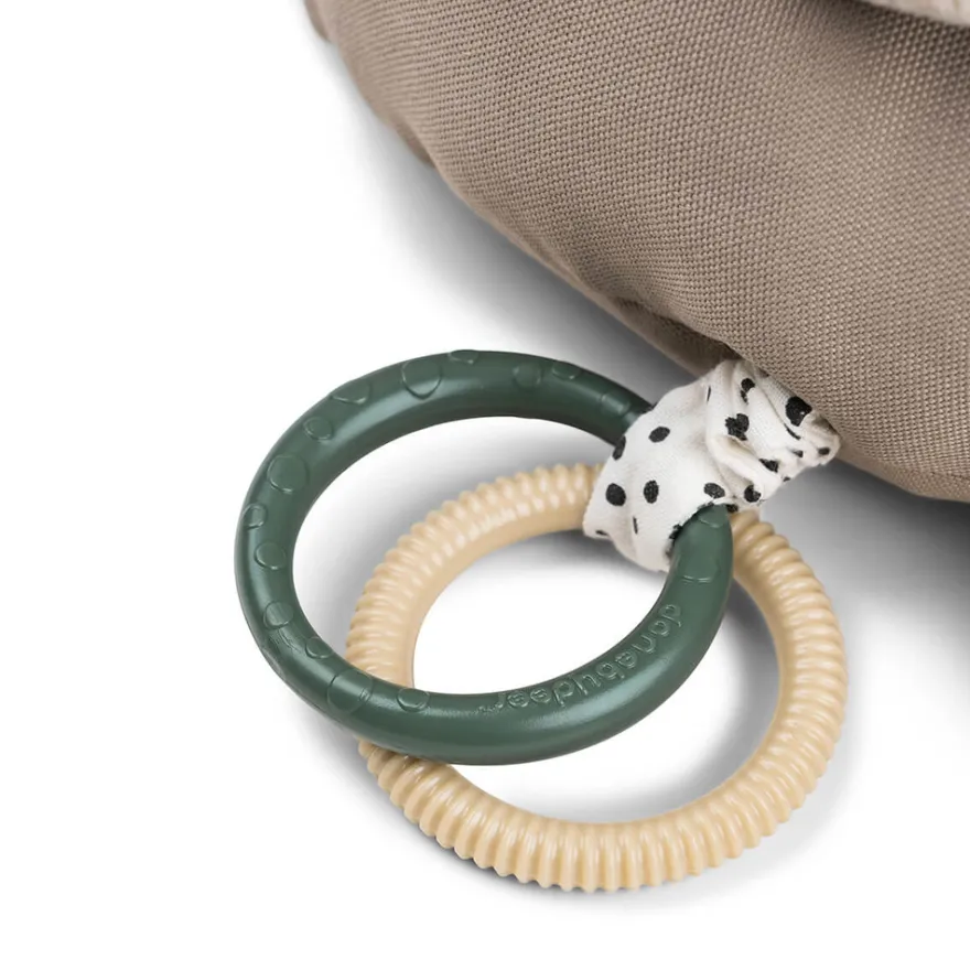 Done By Deer Tummy Time Aktivitetsleksak Croco - Sand