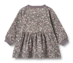 Dorthea Jersey Klänning- Purple stone flowers