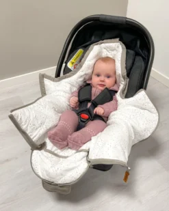 Easygrow Lyng Åkpåse Babyskydd & Bilbarnstol – Grå
