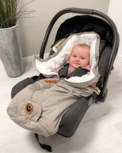 Easygrow Lyng Åkpåse Babyskydd & Bilbarnstol – Grå
