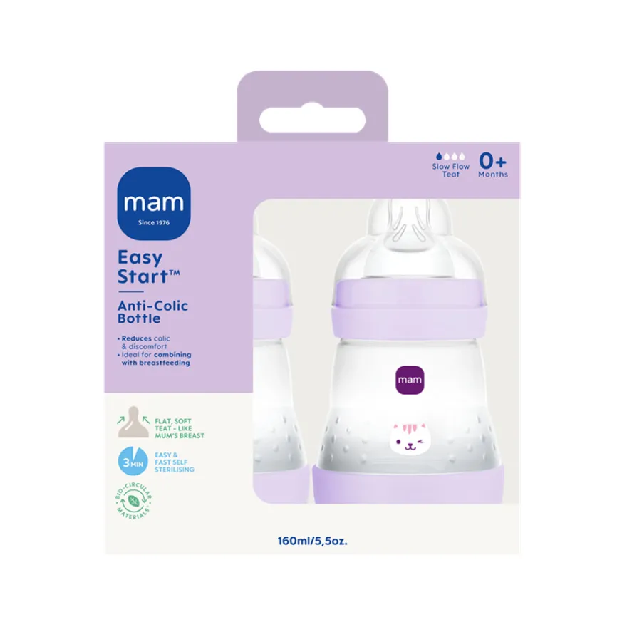Easy Start Anti-Colic 160ml 2-pk Pink