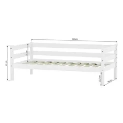 ECO Comfort Juniorsäng med madrass - 70x160 cm. - vit