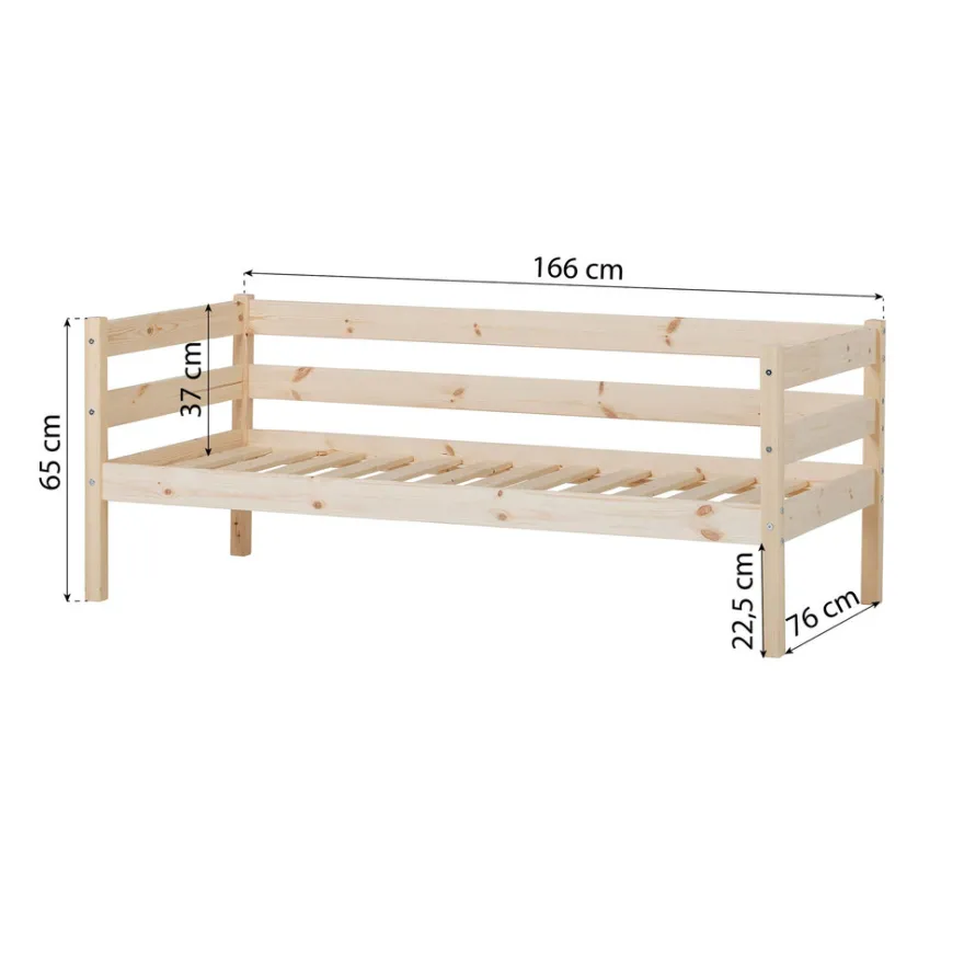 ECO Comfort Juniorsäng 70x160 cm. - Natur
